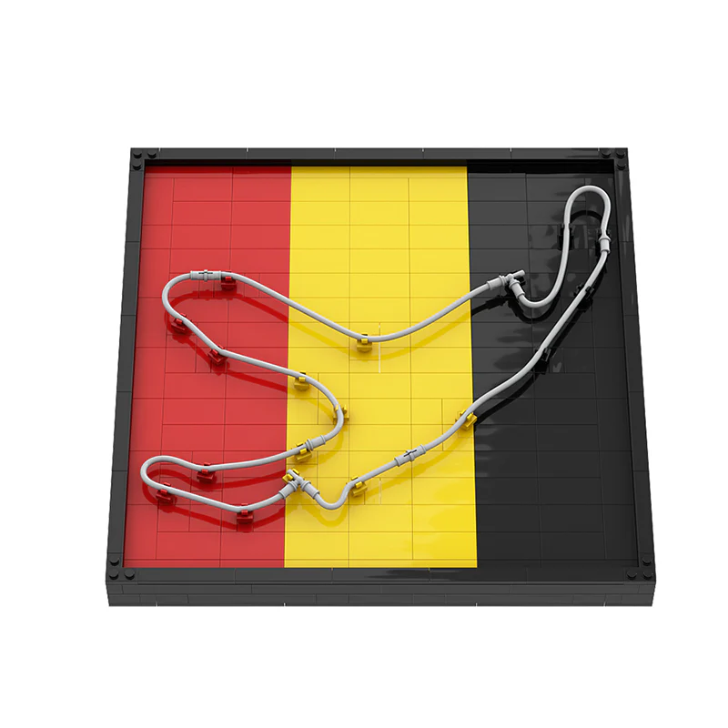 GOBRICKS MOC 92879 Spa Francorchamps Track map - YWOBB