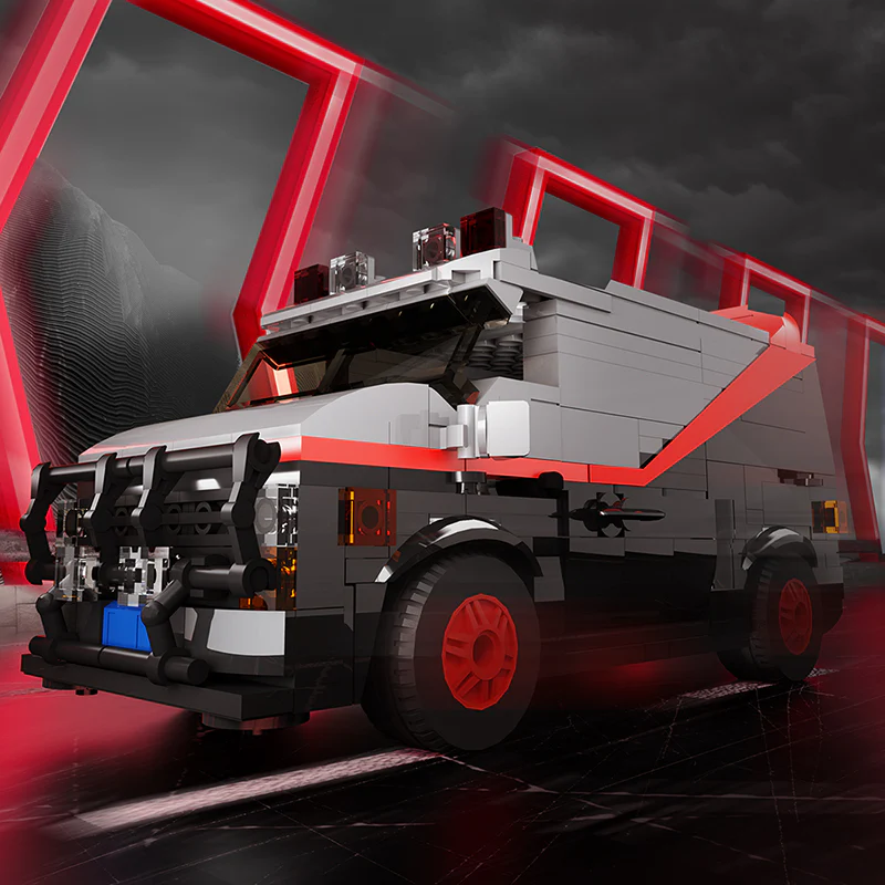 GOBRICKS MOC F-A0617 GMC Vandura - YWOBB