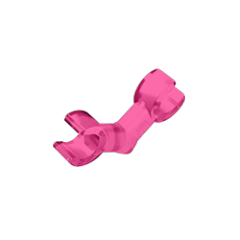 GOBRICKS GDS-1215 Arm Skeleton, Bent with Clips - YWOBB