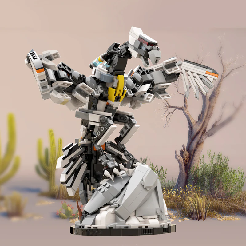 GOBRICKS MOC 117996 Horizon Zero Dawn Stormbird with Stand - YWOBB