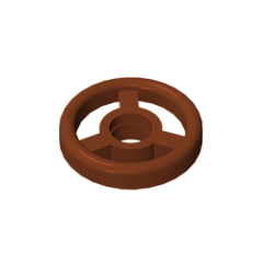 GOBRICKS GDS-1315 Steering Wheel Small, 2 Studs Diameter - YWOBB