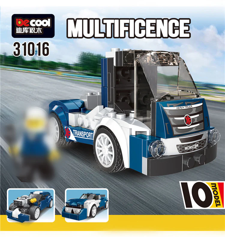 DECOOL 31016 Mini Racing Cars - YWOBB