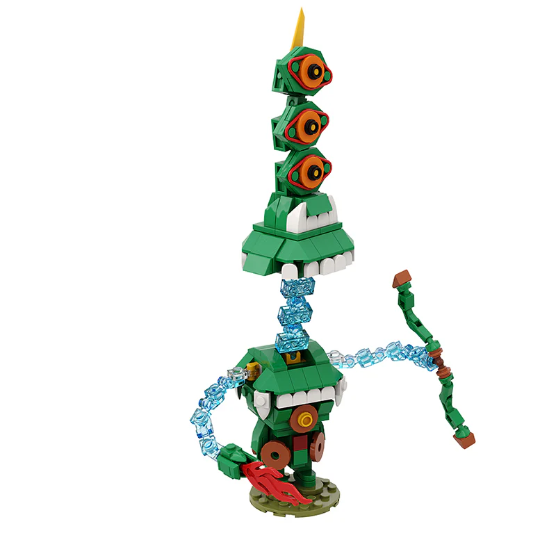 GOBRICKS MOC A1024Y02 Golem Guard-Lancer - YWOBB