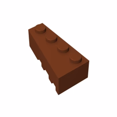 GOBRICKS GDS-592 Wedge 4 x 2 Left - YWOBB