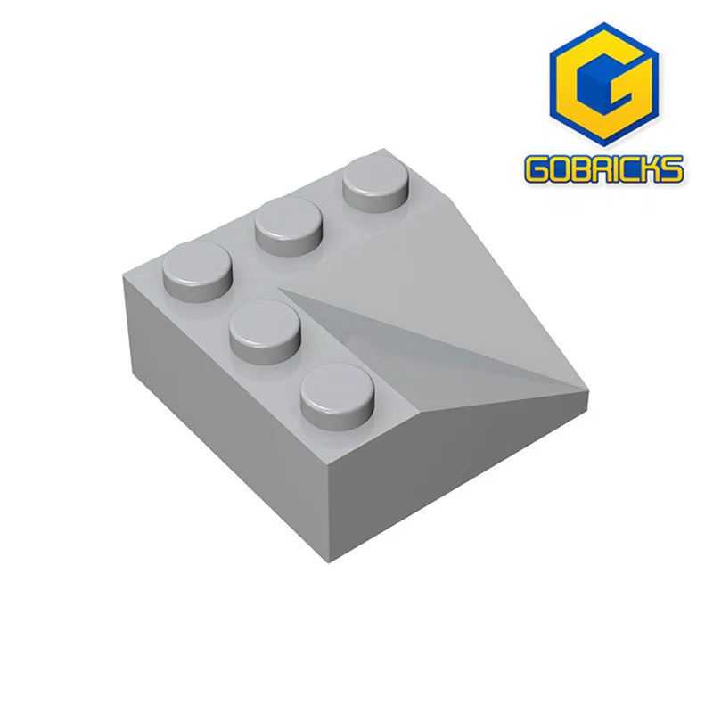 GOBRICKS GDS-860 Slope 33 3 x 3 Double Concave - YWOBB