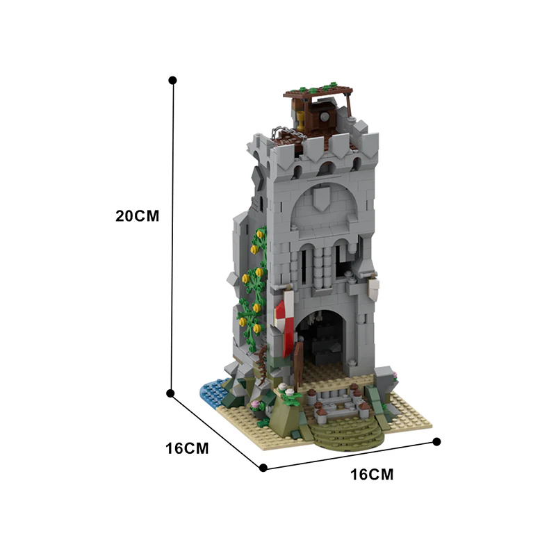 GOBRICKS MOC 115706 Abandoned Tower - YWOBB