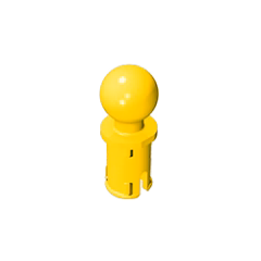 GOBRICKS GDS-903 Pin with Friction Ridges Lengthwise and Tow Ball - YWOBB