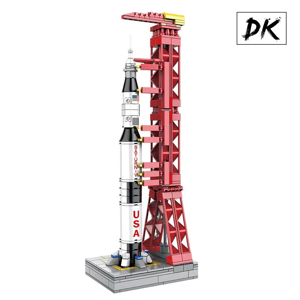 DK 7022 Mini Apollo Launch Pad and Rocket - YWOBB