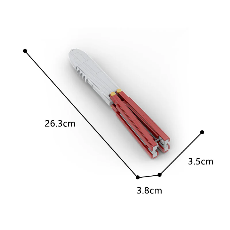 MOC C9273 Team Fortress (Black Rose, Butterfly Knife) - YWOBB