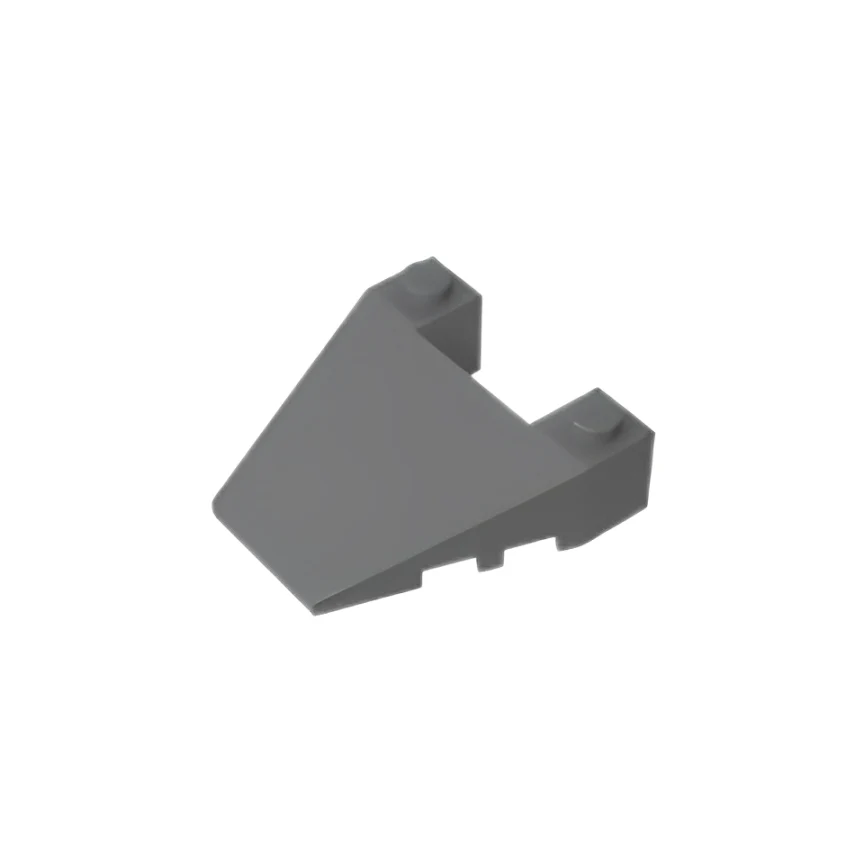 GOBRICKS GDS-90341 Wedge 4 x 4 Taper with Stud Notches - YWOBB