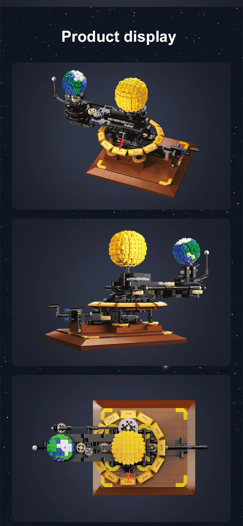 CADA C71004 Earth Moon and Sun Orrery - YWOBB