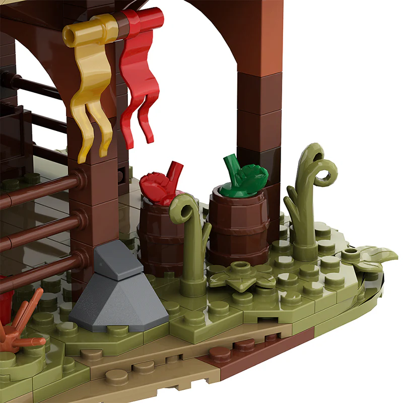 GOBRICKS MOC 139263 Rohan Stables - YWOBB