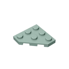 GOBRICKS GDS-556  Plate 3 x 3 Cut Corner - YWOBB