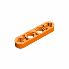GOBRICKS GDS-690 Liftarm Thin 1 x 4 - Axle Holes - YWOBB