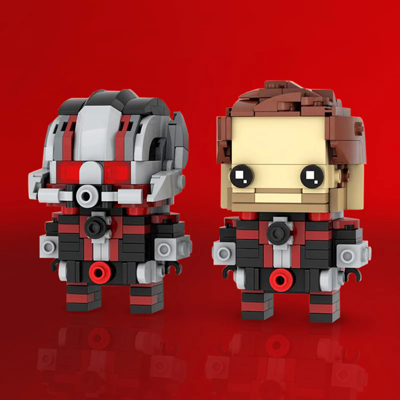 GOBRICKS MOC 139898 Ant-Man Brickheadz Ant-Man and the Wasp: Quantumania - YWOBB