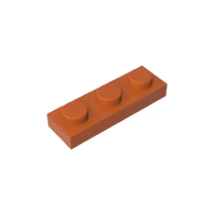 GOBRICKS GDS-503 Plate 1 x 3 - YWOBB