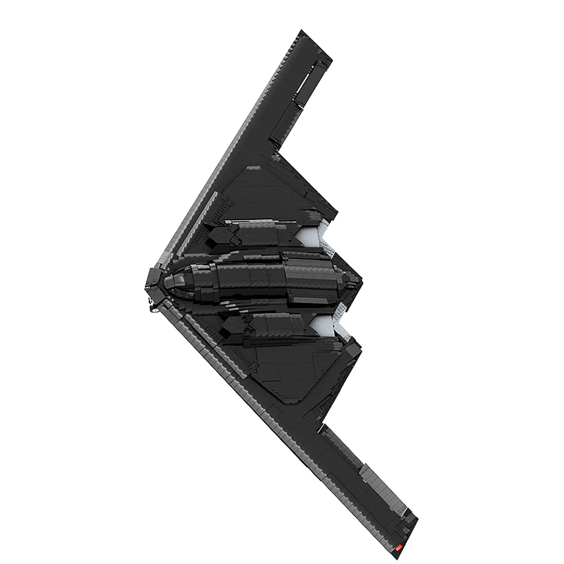 GOBRICKS MOC A0833 b-21 stealth bomber - YWOBB