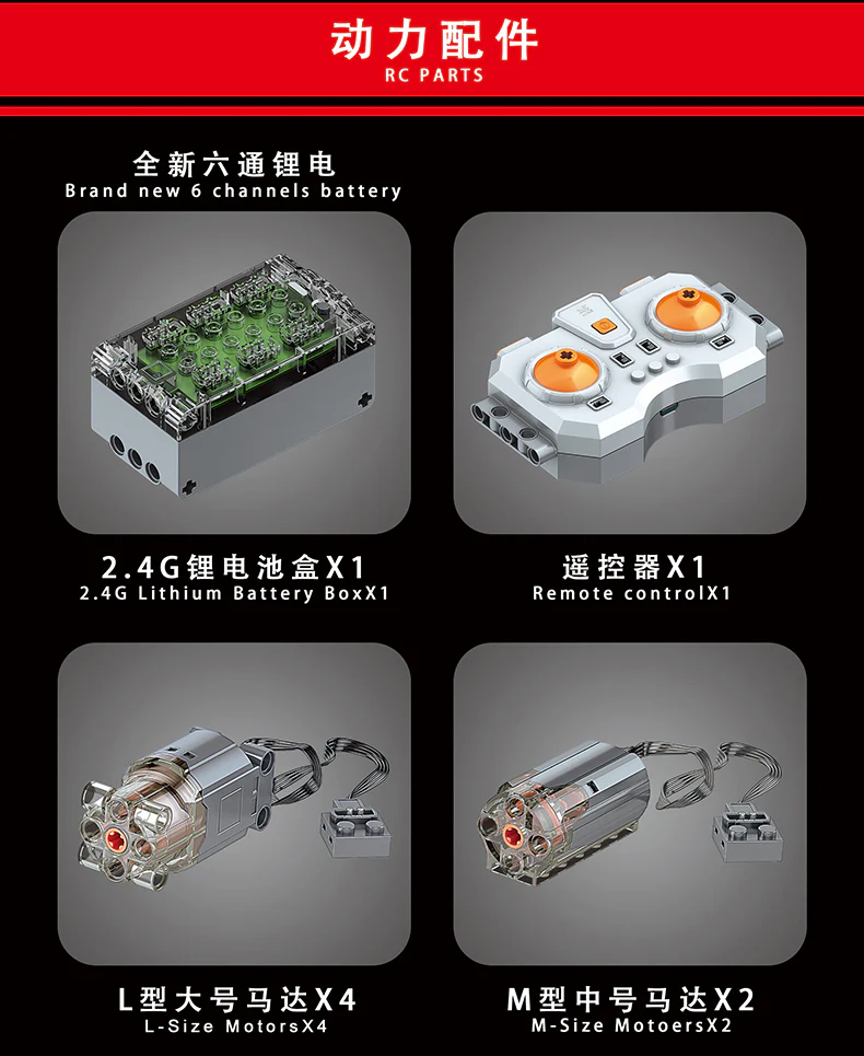 Mould King 17023 Pneumatic Bulldozer - YWOBB