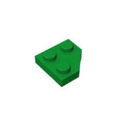 GOBRICKS GDS-1503 Plate 2 x 2 Cut Corner - YWOBB