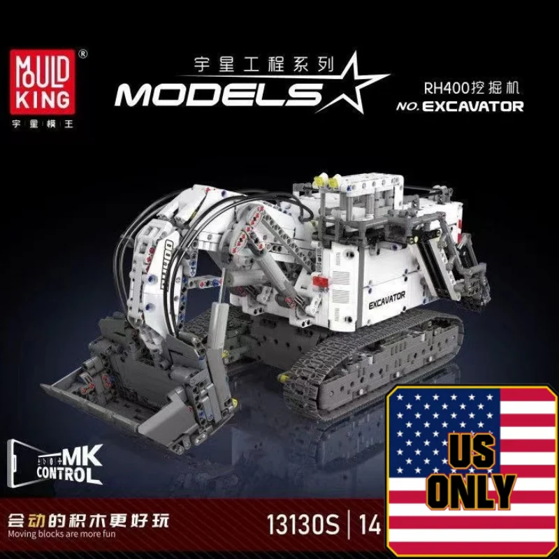 Mould King 13130S Terex RH400 Mining Excavator OVP US Warehouse Version - YWOBB