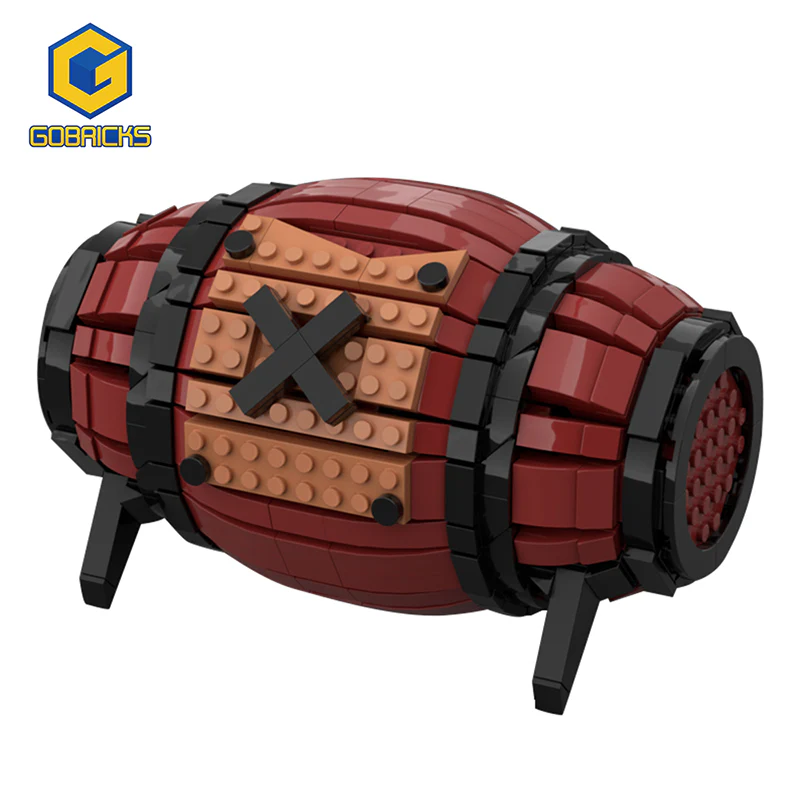 GOBRICKS MOC 70542 Gunpowder Barrel - YWOBB