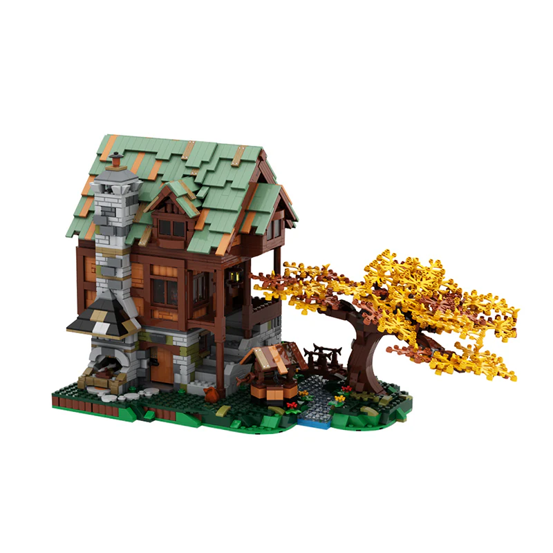 GOBRICKS MOC 68018 Old Blacksmith's Shop for Tools - YWOBB