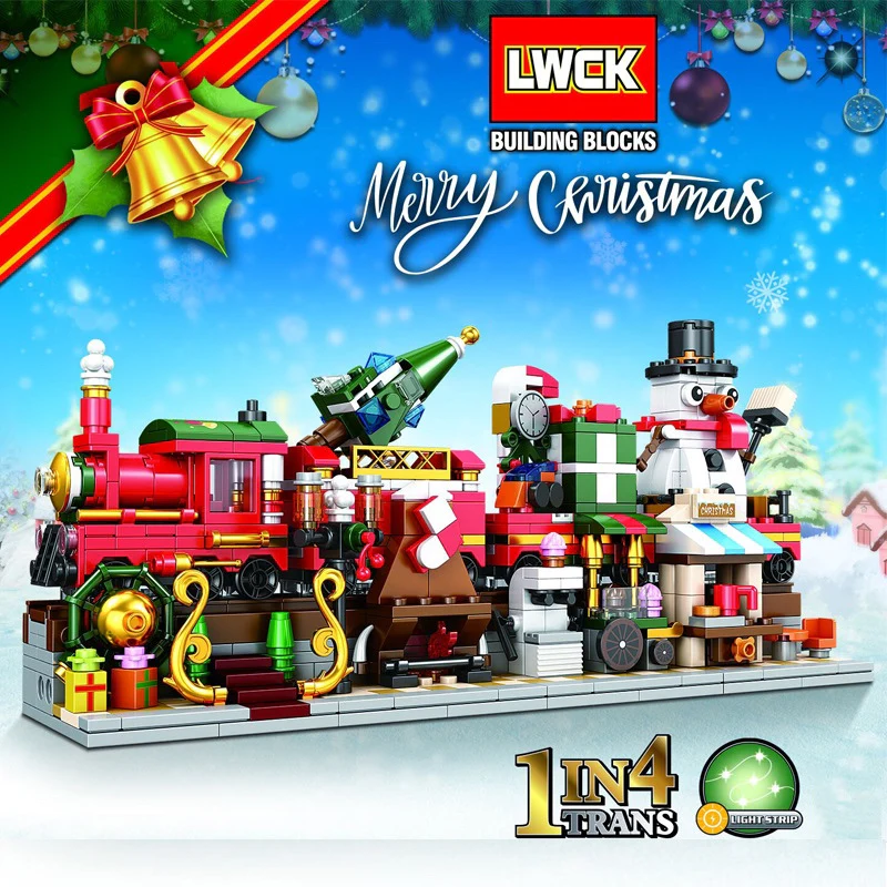LWCK 7008 Merry Christmas Train 4 in 1 - YWOBB