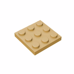 GOBRICKS GDS-518 Plate 3 x 3 - YWOBB