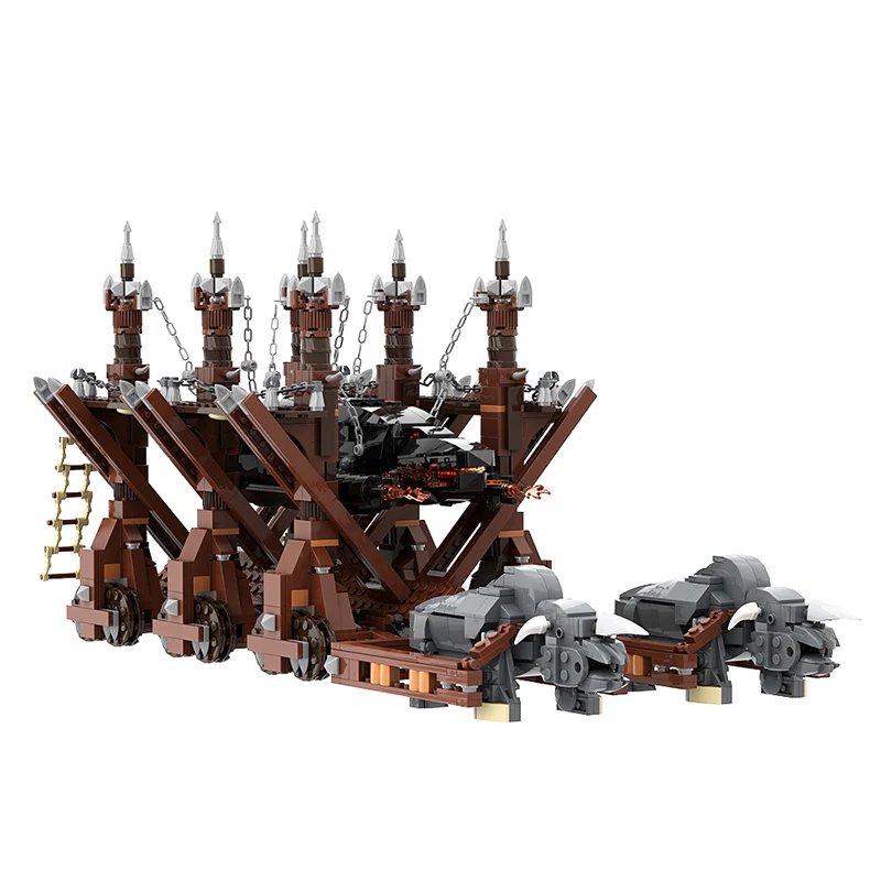 GOBRICKS MOC 135811 Battering ram-Grond - YWOBB