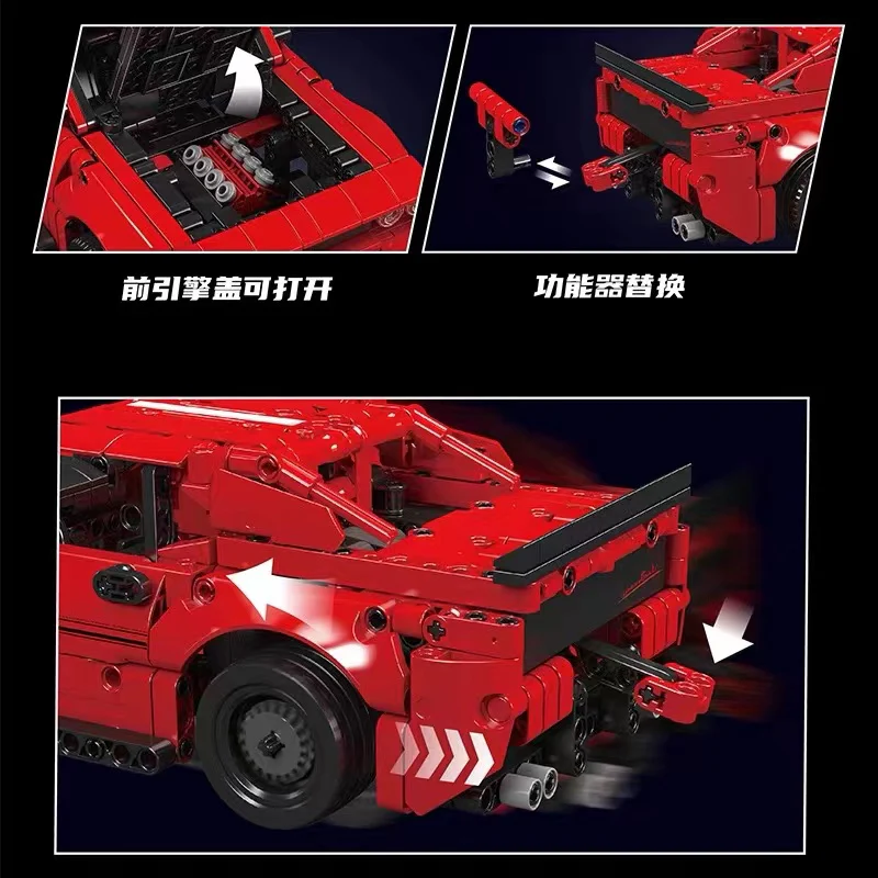 Mould King 15080 Pull Back Challenger - YWOBB