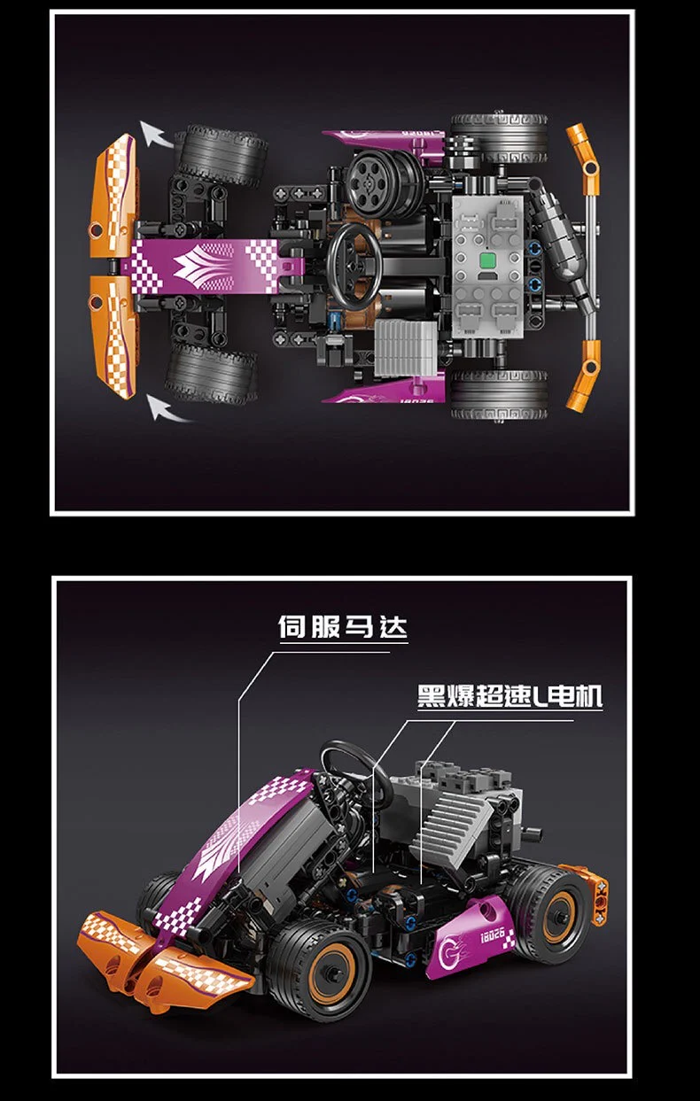 Mould King 18026 Karting - YWOBB