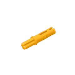 GOBRICKS GDS-929 Axle 1L with Pin 2L with Friction Ridges Lengthwise - YWOBB