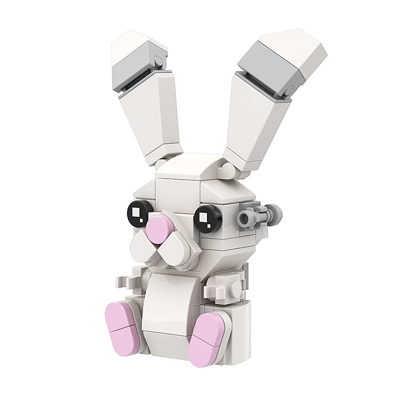 GOBRICKS MOC A0161Y01 Moon Rabbit Doll - YWOBB