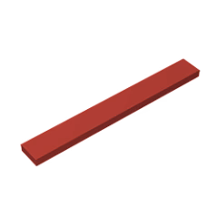 GOBRICKS GDS-565 Tile 1 x 8 - YWOBB