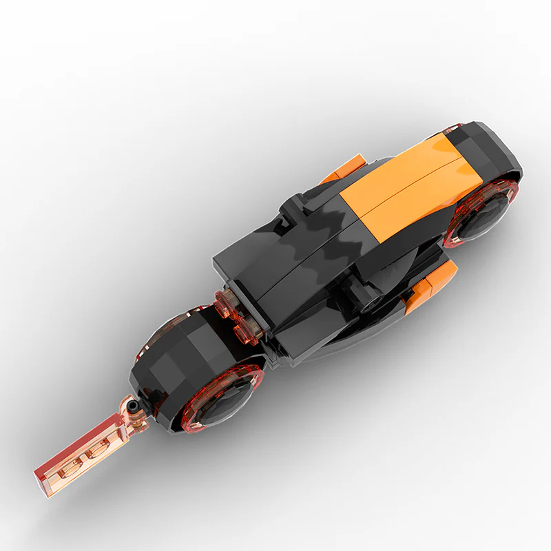 GOBRICKS MOC A0579Y01 Tron -orange - YWOBB