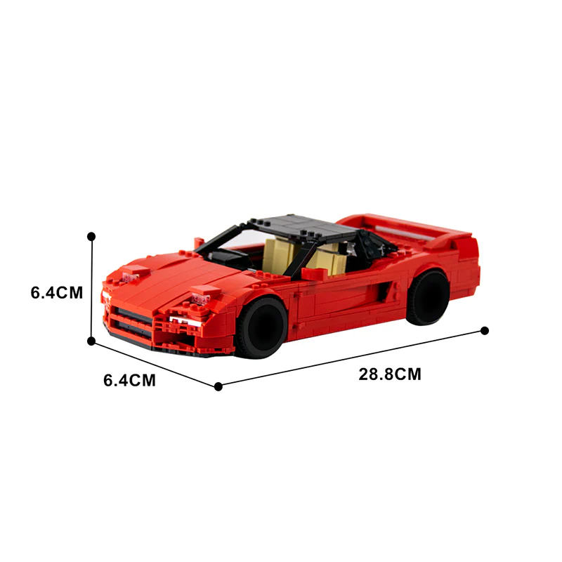 GOBRICKS MOC 93304 Honda NSX 1990 - YWOBB