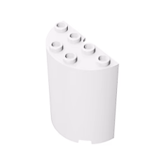 GOBRICKS GDS-1134 Cylinder Half 2 x 4 x 4 - YWOBB