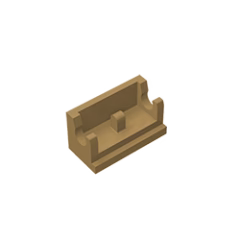 GOBRICKS GDS-829 Hinge Brick 1 x 2 Base - YWOBB