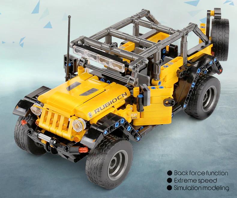 SY 8203 Jeeps Wrangler Pull Back Car - YWOBB