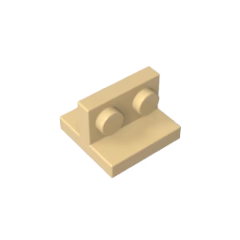 GOBRICKS GDS-90491 Bracket 2 x 2 - 1 x 2 Centered - YWOBB