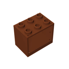 GOBRICKS GDS-1299 Cupboard 2 x 3 x 2 - Hollow Studs - YWOBB
