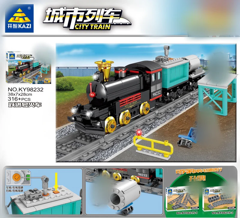 KAZI KY98230-98235 RC Electric Train - YWOBB