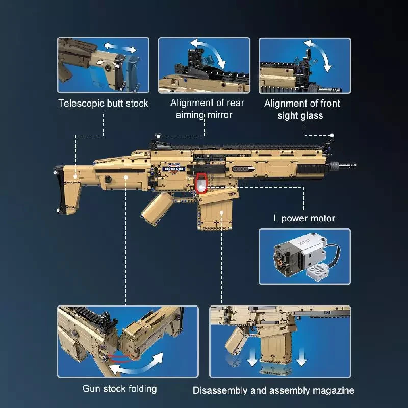 CADA C81021 FN SCAR 17S - YWOBB