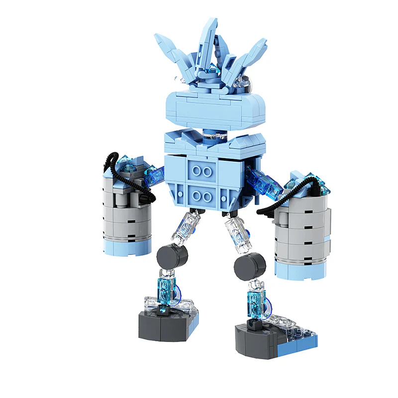 GOBRICKS MOC A0503Y05 My Singing Monsters-Ice Monster - YWOBB