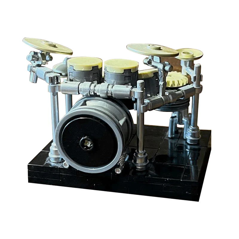GOBRICKS MOC 121738 Drumset with Rack-System - YWOBB