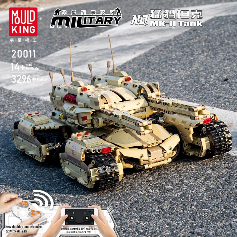 Mould King 20011  Red Alert Mammoth Tank - YWOBB