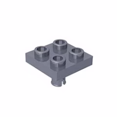 GOBRICKS GDS-902 Modified 2 x 2 with Pin on Bottom - YWOBB