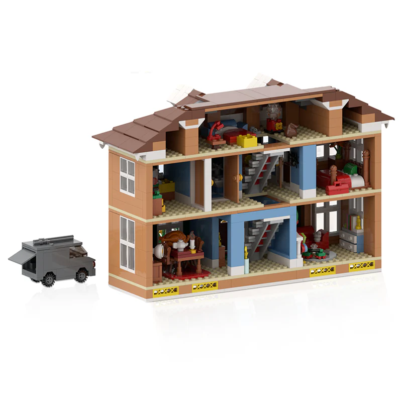 GOBRICKS MOC A0673 Home Alone �?Kevin’s House - YWOBB