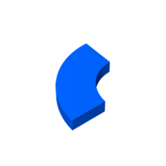 GOBRICKS GDS-1277 Round Corner 2 x 2 Macaroni - YWOBB