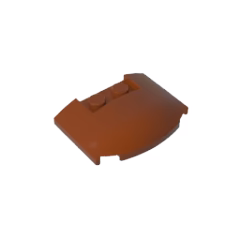 GOBRICKS GDS-1577 Wedge 3 x 4 x 2/3 Triple Curved - YWOBB